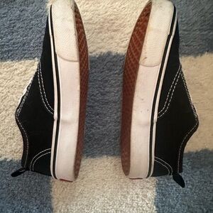Black and White Slip-On Sneakers